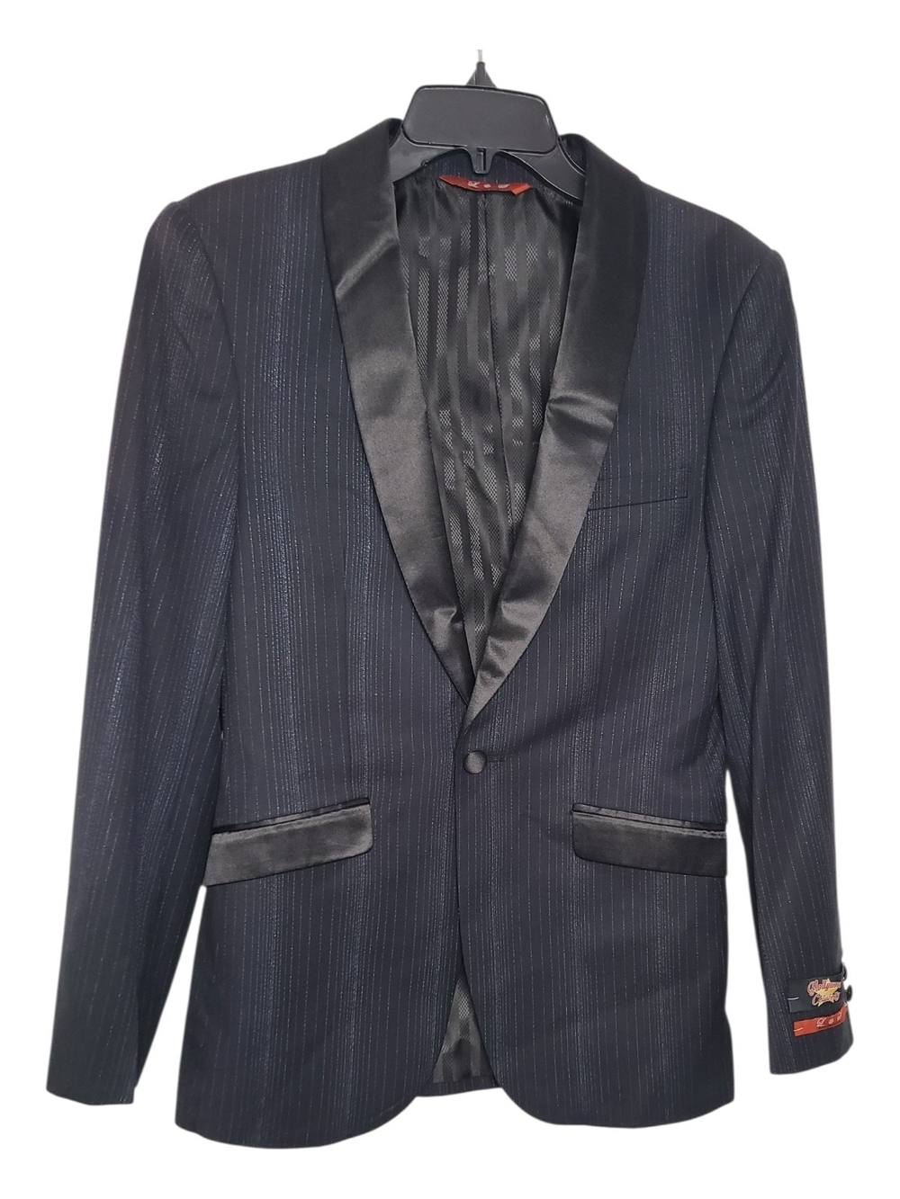 Hollywood Celebrity Steven L&S Pinstripe Tuxedo Jacket 2XS 34R